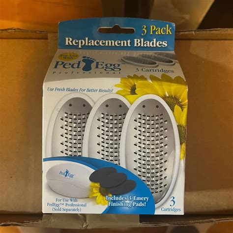 ped egg refills amazon|Telebrands PedEgg Replacement Blades with Emery .